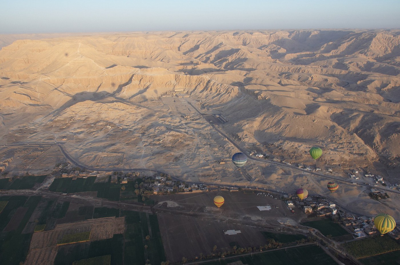 A royal tomb entrance at the Valley of the Kings