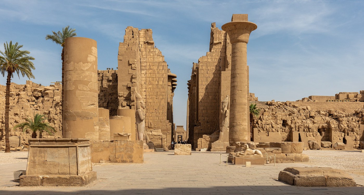 The Great Hypostyle Hall of Karnak Temple in Luxor